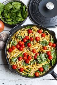 Creamy Vegan Mushroom Spinach 20 Minute Pasta Recipe Recipe Spinach Pasta Pasta Dishes Healthy Recipes