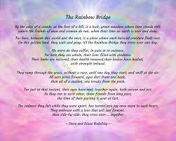 The internet widened the restorative power of the poem internationally. The Rainbow Bridge Poem Digital File Download 10 X Etsy