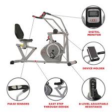 Flywheel resistance, this can be achieved quite easily. Sunny Health Fitness Sf Rb4708 Magnetic Recumbent Exercise Bike Walmart Canada