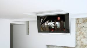 Kanto hanging ceiling tv mount with extension and tilt for 37 in. Tv Lifts For The Bedroom Archives Inca Tv Lifts