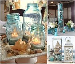 Starfish Theme Beach Wedding Blue Centerpiece Ideas Beach Wedding Centerpieces Beach Centerpieces Blue Beach Wedding
