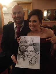 Timelapse Of Wedding Caricatures Being Drawn By Me Caricatures Ireland By Allan Cavanagh Caricature Artist Caricature Funny Drawings
