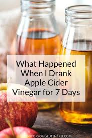 Is rekorderlig cider gluten free. My Daily Apple Cider Vinegar Shot Challenge Good For You Gluten Free Apple Cider Vinegar Benefits Apple Cider Vinegar Shots Apple Cider Benefits