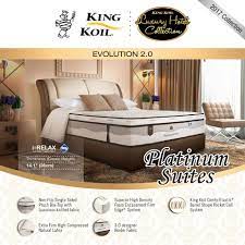 For over 40 years, many of the best hotels in ireland and the uk have trusted the superior support and longer lasting comfort of king koil to welcome their guests night after night. Bring The Evolution 2 0 King Koil Malaysia Official Facebook