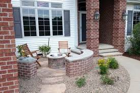 Front Porches And Back Patios Are Our Favorite Spots To Relax In The Warmer Months Make Yours Your Favorite Front Yard Patio Backyard Patio Front Landscaping