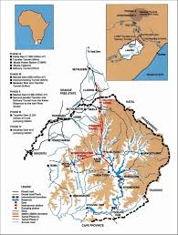 Lesotho is a small country totally surrounded by south africa. Map Of The Lesotho Highlands Water Project Lhda 1995 4 Download Scientific Diagram
