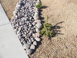 Is its purpose for drainage, decorative, or solid foundation surfaces? Apache Brown Rock Gravel 5 8 With Arizona River Rock Very Good Contrasting Textures With Complimentary Co River Rock Garden River Rock Landscaping River Rock