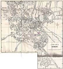Street Map Of Banbury Banburyshire Maps - Banbury Street Map 1980S