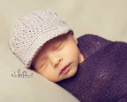Hand Crochet Baby Boy Hat Boy Peaked Baseball Cap Soft Cotton Newsboy  Paperboy Prem Early Newborn-12 Months