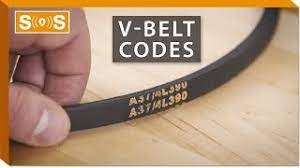 The most accurate way to measure the circumference of a v belt is with a v belt measuring tool or using a cloth tape measure (not a steel tape measure or ruler). V Belt Code Guide Spec Sense Youtube