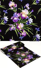 Michael Miller Fabric With Big Iris Flower Michael Miller Fabric Michael Miller Iris Flowers