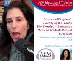 In the latest AEM E&T Podcast episode, host Resa E. Lewiss, MD, interviews  Jaime Jordan, MD, MAEd, about how to quantify the faculty effort needed in  #EmergencyMedicine graduate medical education. ...