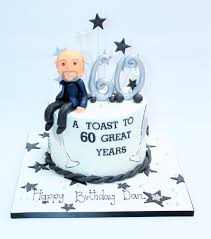 Turning 60 is such a great milestone to celebrate. Male Figurine 60th Birthday Cake Celebration Cakes