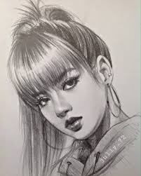 Julia On Instagram Hope You Like It Blackpinkfanart Blackpink Lisa Fanart Art Kpop Kpopfanart Port Kara Kalem Portre Cizim Cizim Fikirleri