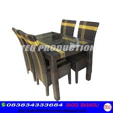 Toko Furniture Rotan Di Cirebon Meja Kursi Makan Rotan Sintetis Di Cirebon Toko Furniture Rotan Di Cirebon Mebel Furniture Kursi Meja Makan Bentuk dan desain kursi makan minimalis cenderung sederhana. meja kursi makan rotan sintetis