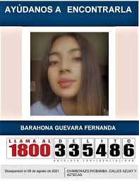 🟥JOVEN DESAPARECIDA EN #RIOBAMBA