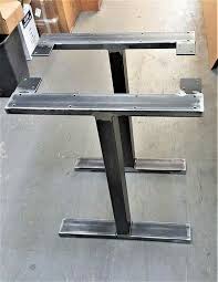 The recalled tables have four steel legs and a glass table top with an extension that can be pulled out to the side. Metal Table Base Metal Table Legs Table Legs Dining Table With Bench
