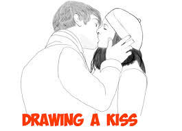 The best technique for drawing people kissing is to have a prototype of your drawing in mind. People Kissing Drawing At Paintingvalley Com Explore Collection Of People Kissing Drawing