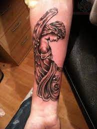 Maybe you would like to learn more about one of these? The 95 Best Guardian Angel Tattoos For Men Improb Angel Tattoo Men Forearm Tattoo Men Guardian Angel Tattoo