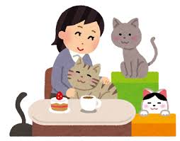 猫カフェのイラスト | かわいいフリー素材集 いらすとや