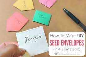 Check spelling or type a new query. Diy Seed Packets How To Make Paper Seed Envelopes In 4 Easy Steps