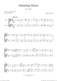 Print now love story taylor swift 1. Free Amazing Grace For Beginners Sheet Music For Two Flutes