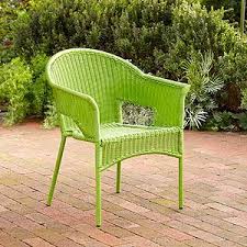 Possibility For Outdoor Dining Chairs Green All Weather Wicker Tub Chair From World Market Outdoor Dining Chairs Outdoor Chairs Furniture