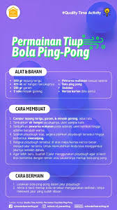 Pemain harus bisa memasukkan bola ke dalam lubang kecil dengan. Quality Time Activity Permainan Tiup Bola Ping Pong School Of Parenting