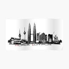 Maybe you would like to learn more about one of these? Kuala Lumpur Skyline Posters Redbubble