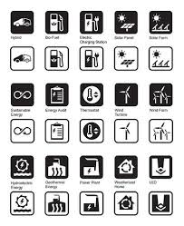 New Energy Efficiency Symbols Now In The Public Domain Iconathon Energy Symbols Energy Energy Saving Technology