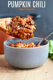 Vegan Pumpkin Chili Recipe The Conscientious Eater Recipe Pumpkin Chili Recipe Vegan Pumpkin Vegetarian Pumpkin Chili