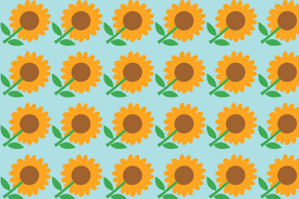 Check spelling or type a new query. Simple Sunflower Pattern Design Graphic By Finart Creative Fabrica