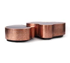 Even a simple round copper coffee table can change the atmosphere of a modern interior in shades of gray, especially if you play on contrasts of we have the world class source for modern tables. Wave Center Table By Boca Do Lobo Demorais International
