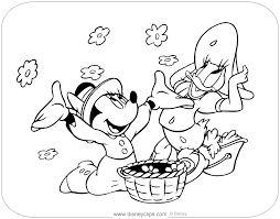 It's time to go outside again! Mickey Mouse Friends Coloring Pages 6 Disneyclips Com