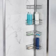 You can do the same thing in your bath without gutting the space. Floor Freestanding Bathtub Shower Caddies At Lowes Com