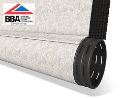 Armordrain 400 drainage mats are designed to provide drainage in extreme cases involving heavy loads or heavy traffic, such as under slabs, planters, retaining walls, bridge abutments, foundation. Abg Fildrain Fin Drain Geocomposite Drainage System Findrain
