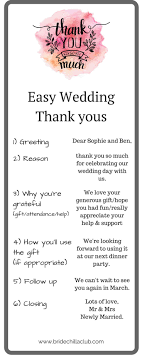 Wedding Thank You Card Wording Template Unbridely Wedding Thank You Future Wedding Plans Post Wedding