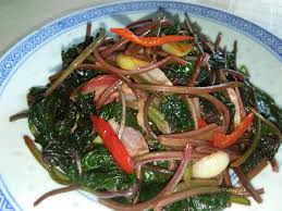 Sweet potato leaves salad is called ensaladang talbos ng kamote in the philippines.this quick salad recipe is healthy and budget friendly, as well. Cooking Pleasure Ez Stir Fry Purple Sweet Potato Leaves