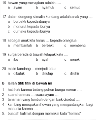 Contoh soal penjas kelas 2 sd semester 1 dan semester 2 kurikulum 2013 untuk kisi kisi latihan soal uas mid semester berupa soal pilihan ganda dan essay semua bab 1, 2, 3, 4, 5, 6, 7 dst beserta kunci jawabannya dan pembahasannya lengkap. Contoh Soal Ukk Kelas 2 Semester 2 Bahasa Indonesia Jslasopa