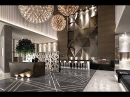 She added small traces of blue in the draperies, headboard, and euros to tie the space together. Modern Interior Design Bloxburg Hotel Lobby