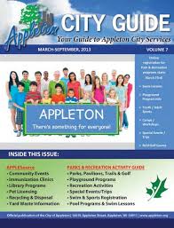 Maybe you would like to learn more about one of these? Current City Guide Appleton Parks Recreation