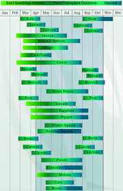 Seed Starting Chart Which Month S To Start What Seeds