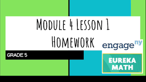 Grade 1 module 4 lesson 27. Engage Ny Eureka Math Grade 5 Module 4 Lesson 27 Homework Youtube