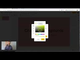 435 How To Apply Custom Colors To Google Slides Backgrounds Youtube In 2020 Slide Background Google Slides Custom Color