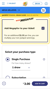 Mega millions is a drawing that occurs twice each week and gives players the opportunity to win a jackpot or other add megaplier to any mega millions ticket for $1 per play. How To Play Mega Millions Draw Games Illinois Lottery