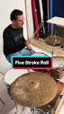 How to play a “Five Stroke Roll” on the drums. #rudiments ...