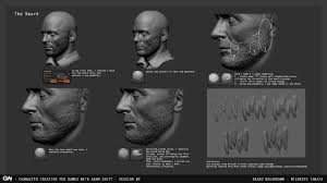 Zbrush Tutorial Sculpting Beard And Hair By Nilberto Tawata Nilberto Tawata Is Zbrush Tutorial Zbrush Hair Zbrush