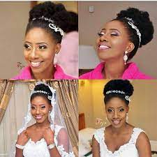 Natural Bride Natural Wedding Hairstyles Natural Hair Wedding Natural Hair Bride