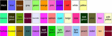 Colour names are not absolute. Beyond Eleven Color Names For Image Understanding Springerlink