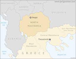 Macedonia map by googlemaps engine: Political Geography Now Country Name Changes